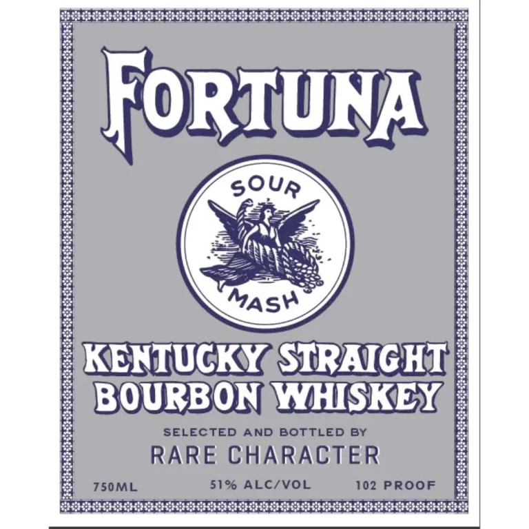 Fortuna Bourbon Bottle Label
