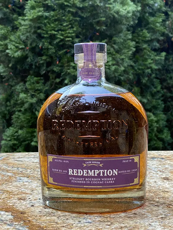 Redemption Straight Bourbon Whiskey Finished In Cognac Casks