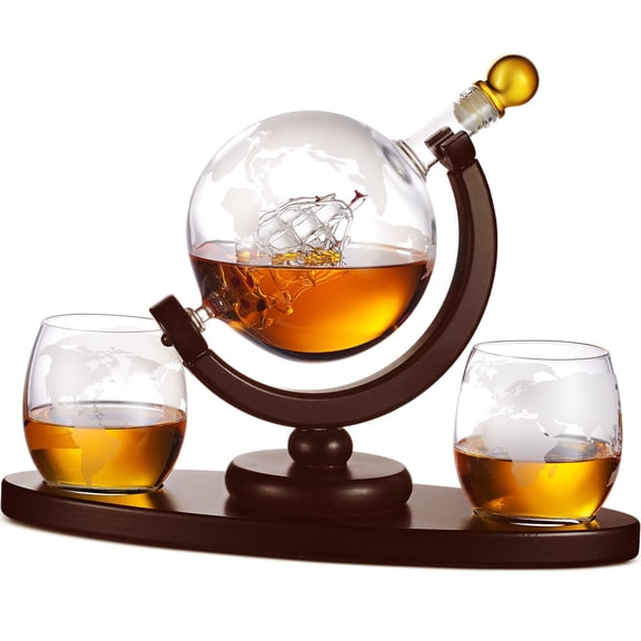 Godinger Globe Decanter Set
