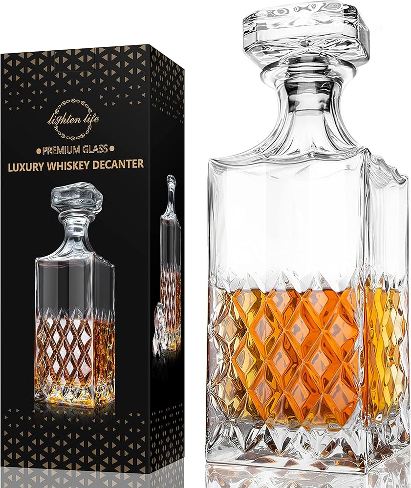 LIGHTEN LIFE Whiskey Decanter
